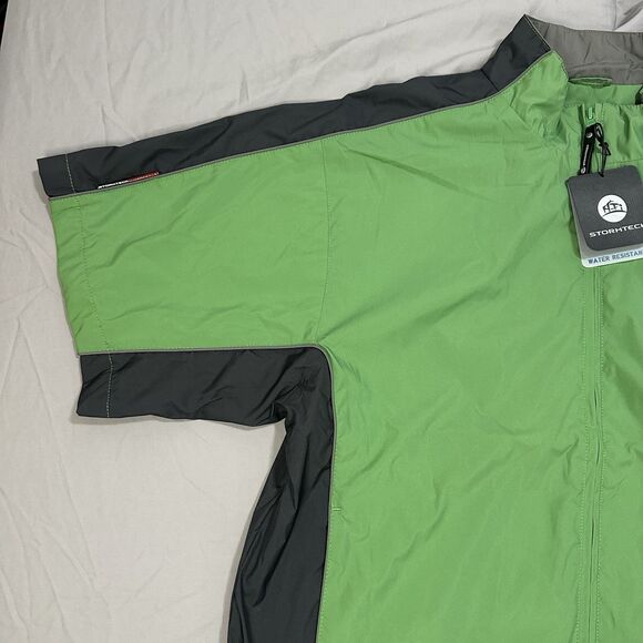 Stormtech Golf Men Performance Shortsleeve Water Resist Wind Resist XL Green NWT - Picture 9 of 16